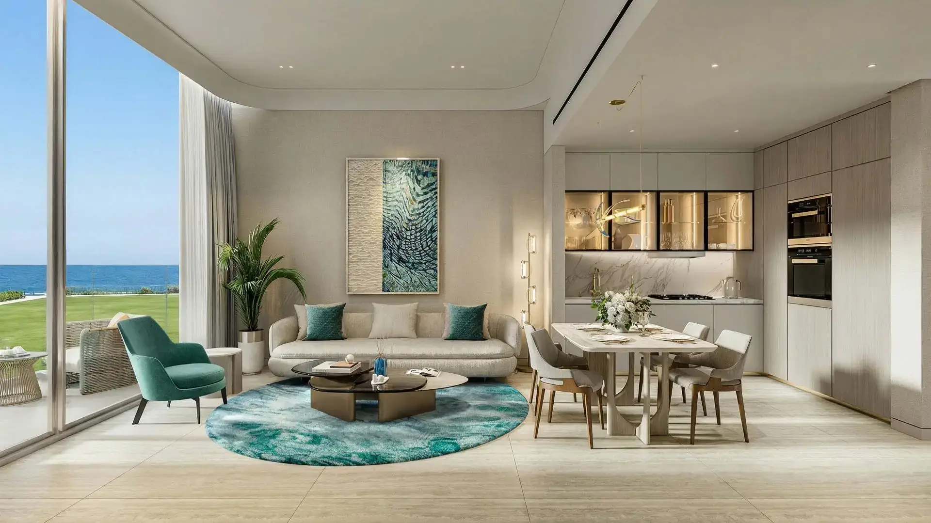 Living and dining room